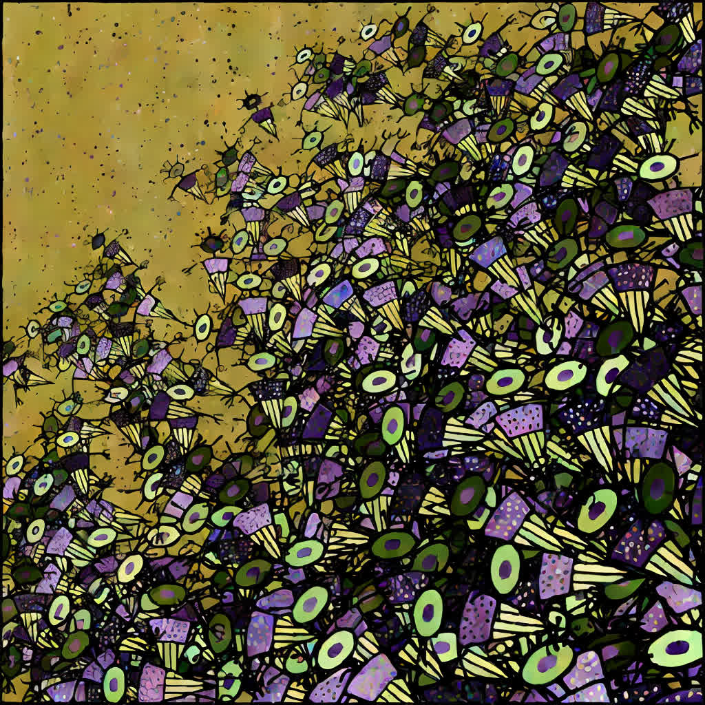 Abstract spirit drawing