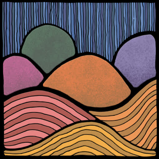 Original hand-drawn landscape image