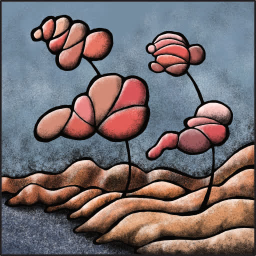 Original hand-drawn landscape image